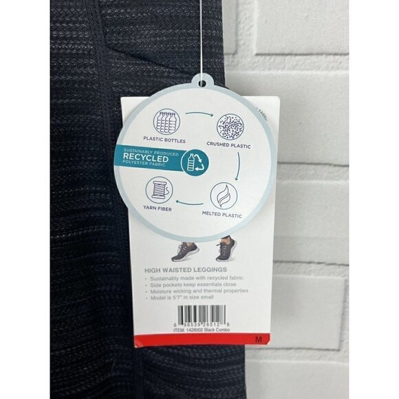 Modetta Performance Luxury Cropped Fitness high waisted Leggings Women Medium M - Picture 3 of 12